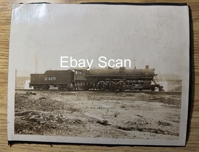 2 Antique 8x10 Photographs Lima Locomotive Works IC Steam Train 1920 s