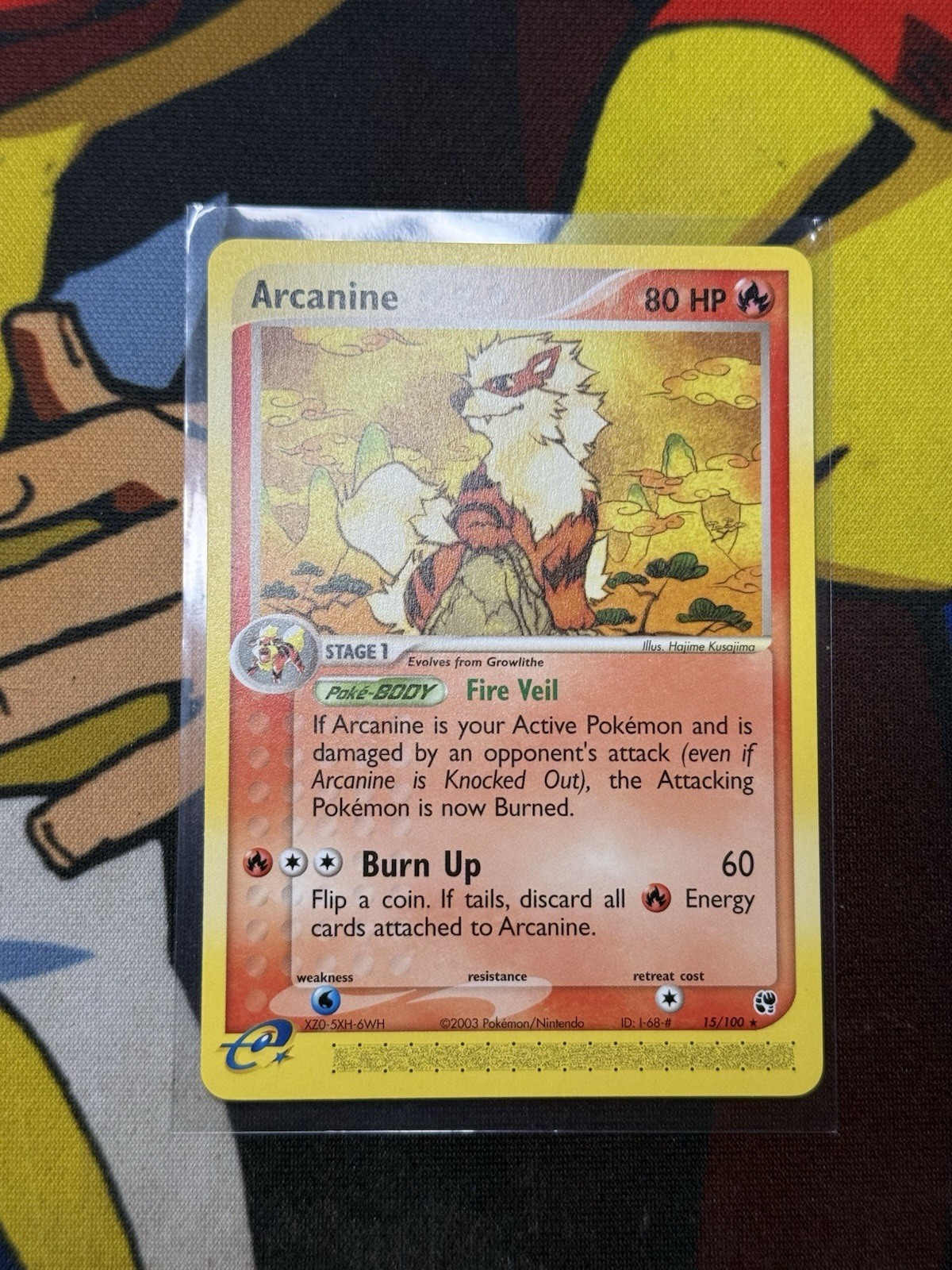 Arcanine 15/100 Sandstorm Regular e reader NM