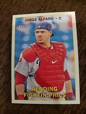 10 CARD LOT -2016 Topps Heritage Minors Jorge Alfaro Reading Fightin Phils #74