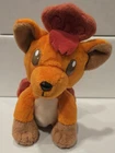 VULPIX PLUSH Applause 1998 Nintendo Pokemon Beanie 6" Toy KFC 37 Vintage Beanbag
