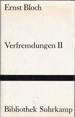 su- b ERNST BLOCH : VERFREMDUNG II     b  120N