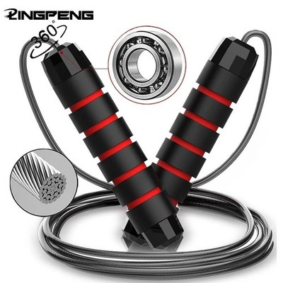 Verstellbares Springseil für Erwachsene Fitnessstudio Fitness Boxen Geschwindigkeit Übung Springen Training UK