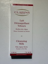 CLARINS Cleansing Milk 7oz ALPINE HERBS NORMAL/ DRY SKIN New In Box