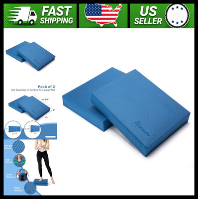StrongTek Foam Balance Pad for Exercise, Yoga, Physical Therapy