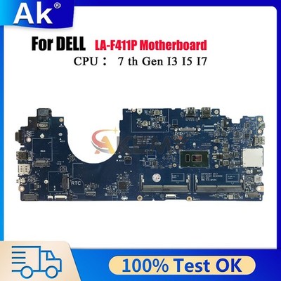 For Dell Latitude 15 5590 Laptop Motherboard LA-F411P with I3 I5 I7 CPU 0CJWKW