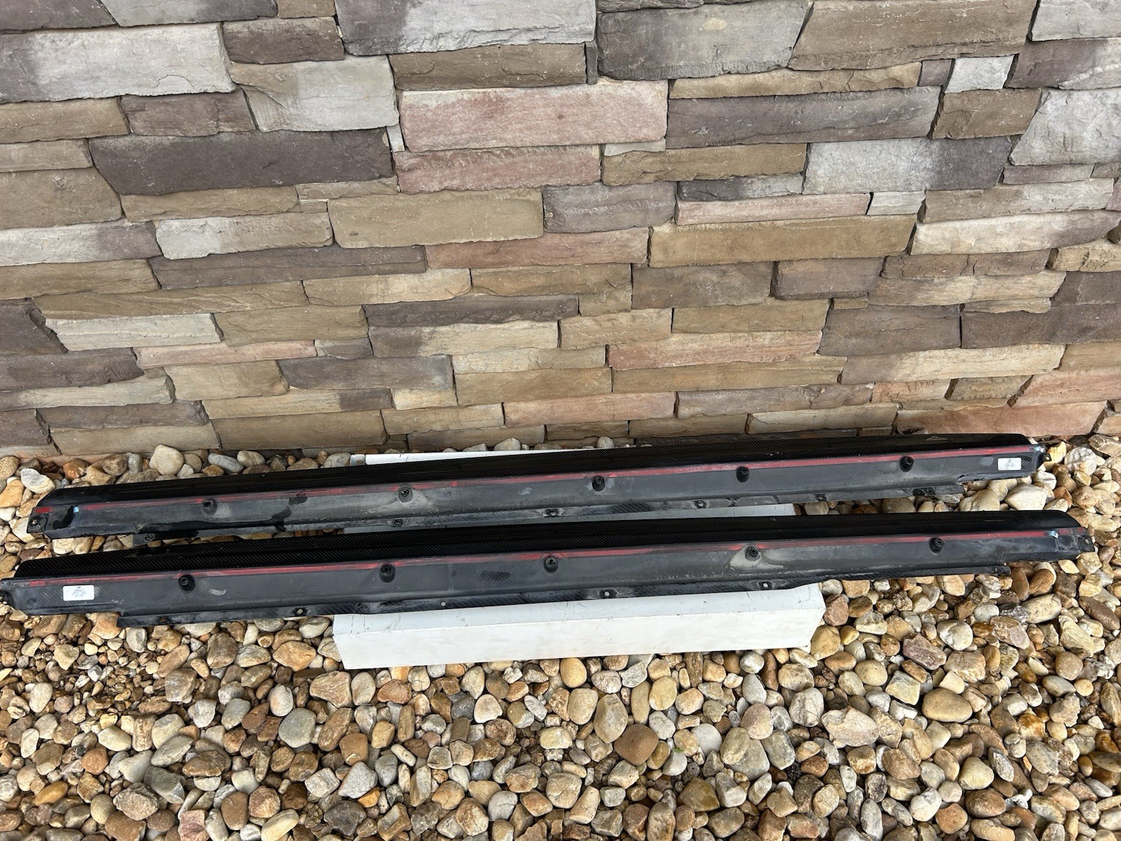 Bentley Bentayga Rocker Panels Set Left & Right Side CARBON GENUINE