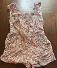 Toddler Girl Romper Size 2T Cat & Jack Pink Floral One Piece Sleeveless — photo 1
