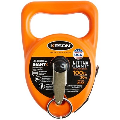 KESON Little Giant Chalk Line Reel - 100 ft. G100 Hand Tools