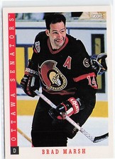 1993-94 Score #392 Brad Marsh Ottawa Senators