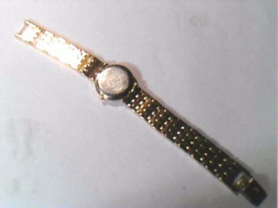 ESQ Womens Watch 25mm White Dial Gold Tone Bracelet Swiss New Battery 7\