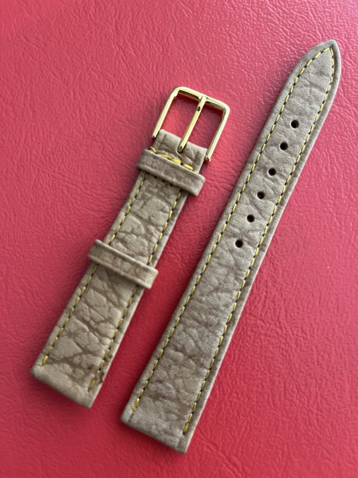 CORREA RELOJ PULSERA PIEL LEGÍTIMA ARENA 18 mm.