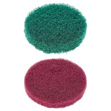 3" Cleaning Pads 240 400 Grit | Bright Scuff Wheels Polishing Buffing