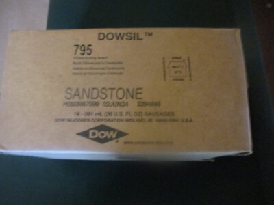 EXPIRED JUNE 2024 16pc 20oz Dow Corning 795 Silicone Building Sealant  Sandstone