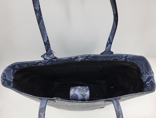 Circus By Sam Edelman Blue Snake Print Quality Purse Handbag (New) - Picture 7 of 11