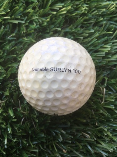 Vintage Titleist DT #1 Durable Surlyn 100 Golf Ball All Black Lettering - Picture 4 of 9