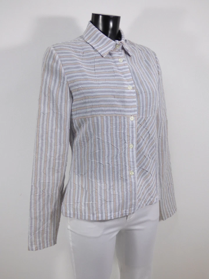 ZEITLOS BY LUANA Damen Bluse Gr S-M DE / Gestreift Modern Neuwertig ( R 6986 ) - Bild 2 von 4