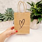 Love Heart Party Favour Gift Bags. Wedding, Birthday, Baby Shower, Mothers Day