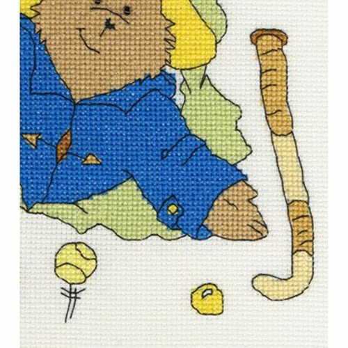 Cross-stitch kit Paddington Bear SPORTS Sampler XPB3 bothy threads - Picture 5 of 6