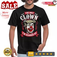2025/Anti Trump, The Only Clown I'm Scared Of , Funny Election 2024 Men's T-Shir