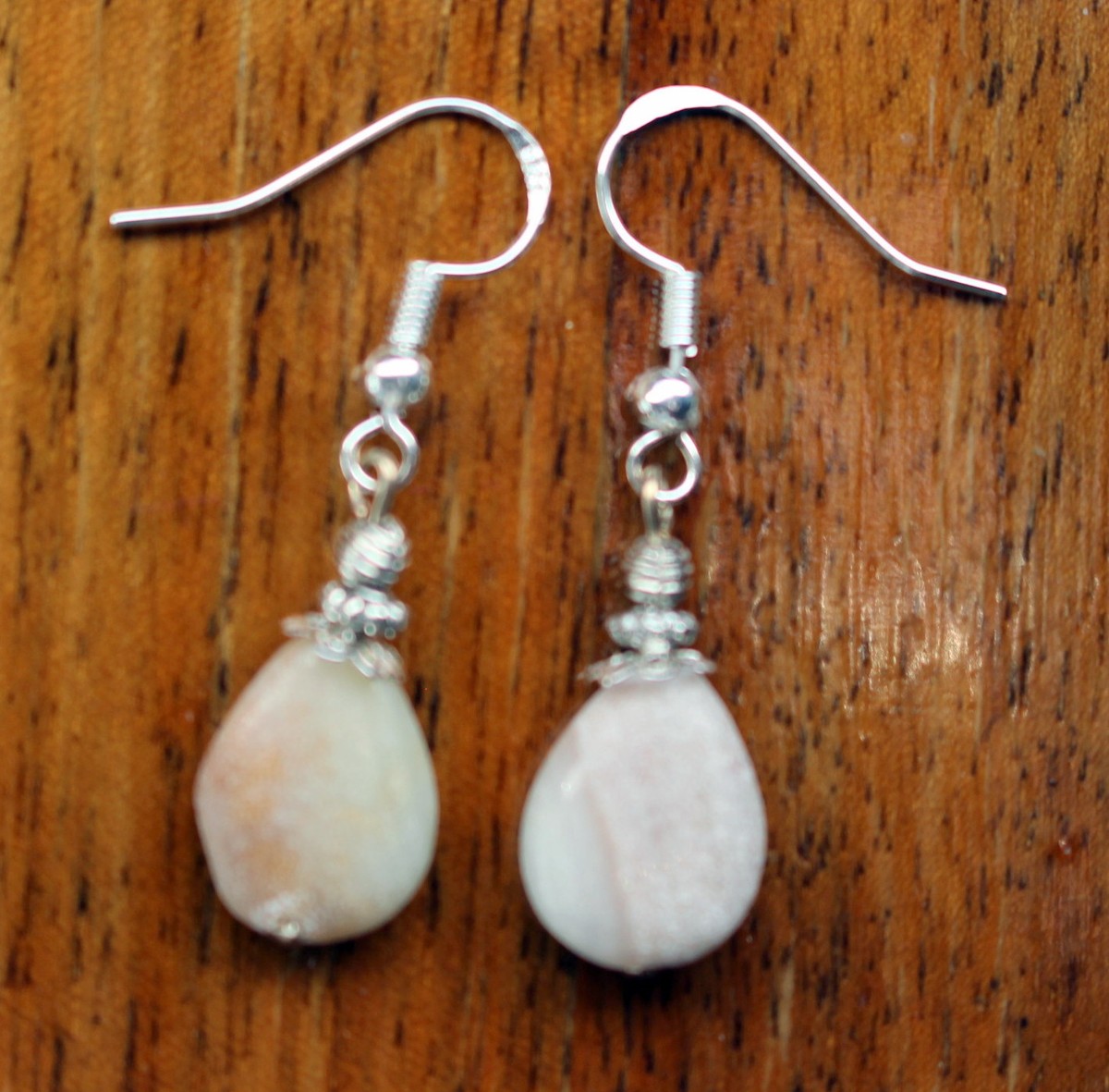 Boucles D'oreilles Argent 925 Amazonite - Goutte/larme, Dormeuses, Neuves Sans Emballage
