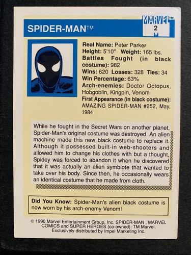 Finish Your Set - 1990 Impel Marvel Universe Series 1 Cards - Combined Shipping - Picture 5 of 329