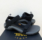 TEVA BLACK MEACHAM ANKLE STRAP SPORT/ WATER SANDALS, MEN US 9.5/ EUR 42.5 ~ NIB