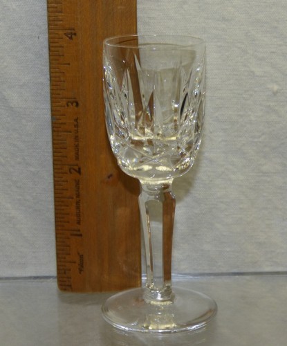 4 Vtg Waterford Crystal KILDARE 4" Liqueur Cordial Stem Glasses Older Mark Set B - Picture 5 of 14