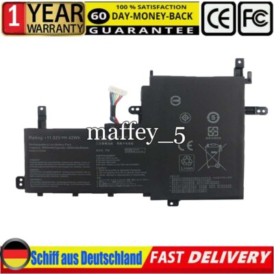 Akku für ASUS VivoBook V5050EA1135 0B200-03440000 B31BME1 3ICP5/57/80 B31N1842