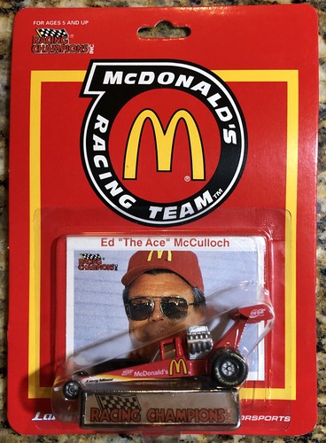 1992 Racing Champions Ed “The Ace” McCulloch McDonald’s Dragster 1:64 Diecast - Picture 1 of 4