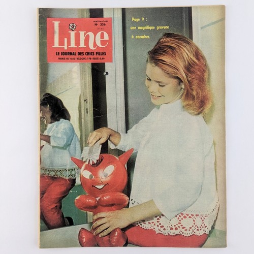 Line Vintage French Girl's Magazines 1962, 2 Issues - Comics, Stories, Celebs - Picture 2 of 16