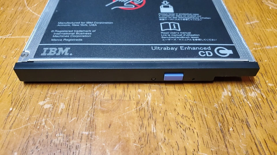 IMB Ultrabay Enhanced CD Drive 26K5427 with CD-ROM Interposal Board - Image 2 of 4