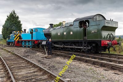 Foto 12x8 Der Rangierbahnhof Neustadt\/SP0432 zwei Dampflokomotiven sind um 2015