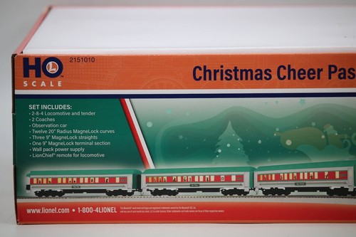 LIONEL HO GAUGE CHRISTMAS CHEER TRANSIT PASSENGER TRAIN SET 2151010 NEW RAILROAD - 第 14/20 張圖片