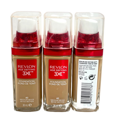 Revlon Age Defying 3X Foundation (30ml) Lot Of 3, You Pick, As Seen In Pics