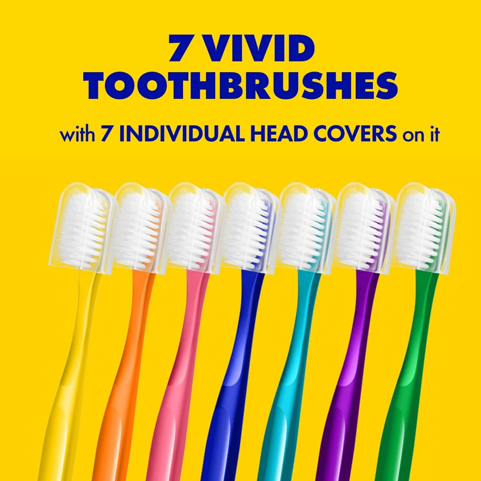 WAY.V Extra Soft Toothbrush with Individual Head Cover (7 pcs, soft bristle) - Image 4 of 4