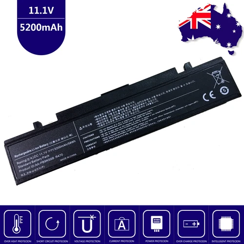 Laptop Battery for Samsung NP-RF710-S06DE NT-RV511-A53D NT-RC420-A55S NP-RV711I - Picture 1 of 7