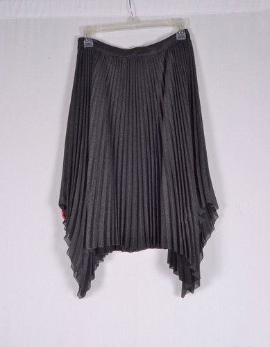 Neu mit Etikett $ 219 Allsaints Lerin asymmetrischer Rock in Schwarz Metallic 4 - Bild 7 von 7