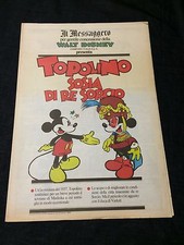 Topolino Sorcio Re Disney Topolino Fumetto Italiano Il Messaggero Giornale