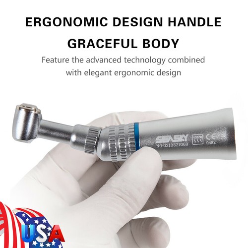 NSK Style Dental Push / Latch Head Contra Angle Handpiece Slow Low Speed E-type - Picture 4 of 29