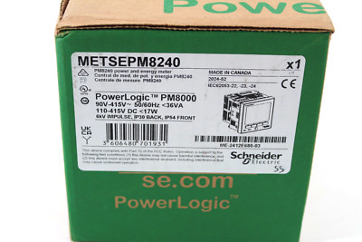 Schneider Electric PM8000 METSEPM8240 Power Logic PM8240 Power Meter - Brand New