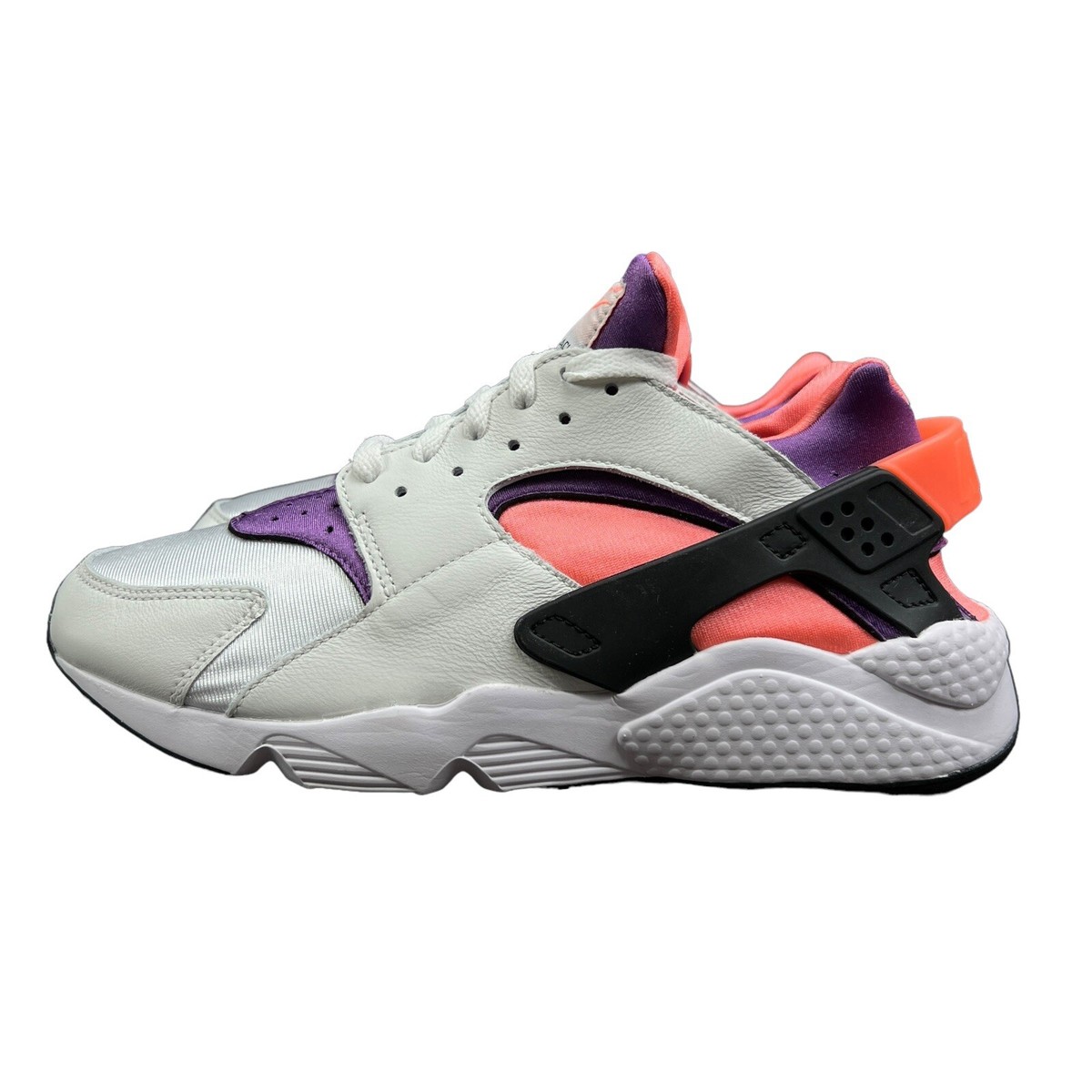 Nike Air Huarache White Purple Bright Mango Shoes DD1068-101  display picture 1