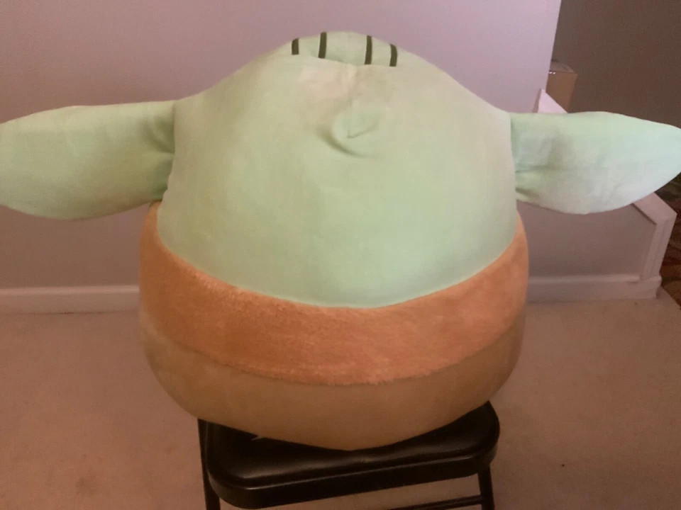 New 20" Huge XXLarge Star Wars Mandalorian Baby Yoda Grogu Squishmallow Rare - Image 4 of 4