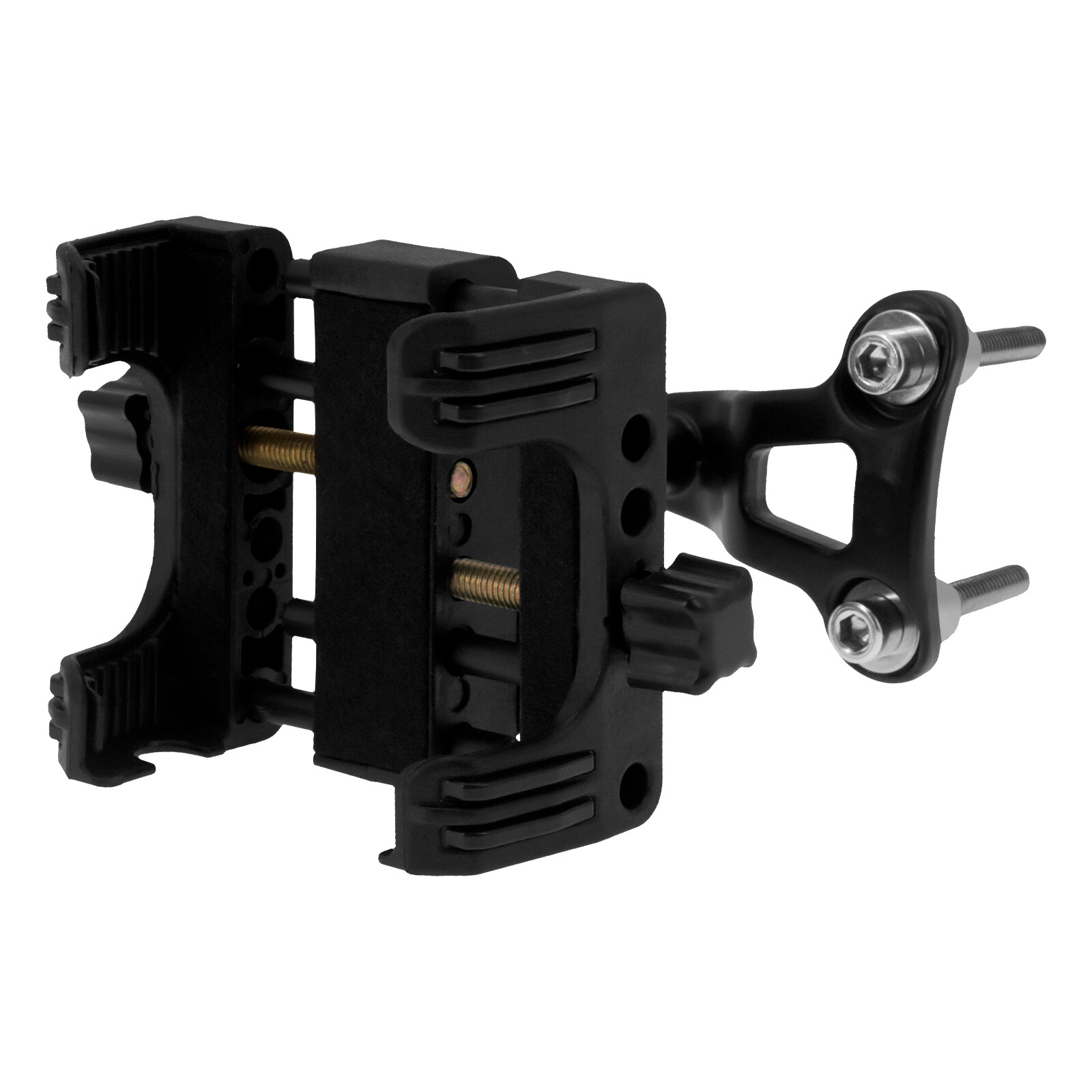 Black Motorcycle Cell Phone Holder GPS Mount Kit Bracket Fit For Harley Softail