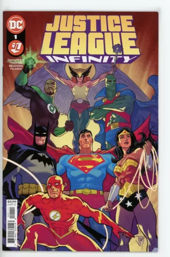 JUSTICE LEAGUE INFINITY #1 NEAR MINT 2021 FRANCIS MANAPUL COVER 1st PRINT b-276