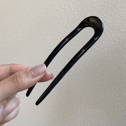 10 Pcs Hair Forks Plastic Double Prong Hair Stick U Shaped Hair Pin Hairstyle - Picture 16 of 20