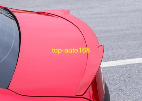 ABS Red Rear Tail Trunk Spoiler Wing Lip Trim For Mazda 3 Axela Sedan 2014-2018 - Picture 3 of 9