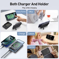 US 10000mAh Magnetic Power Bank Fast Wireless Charging Power For iPhone 16 Pro