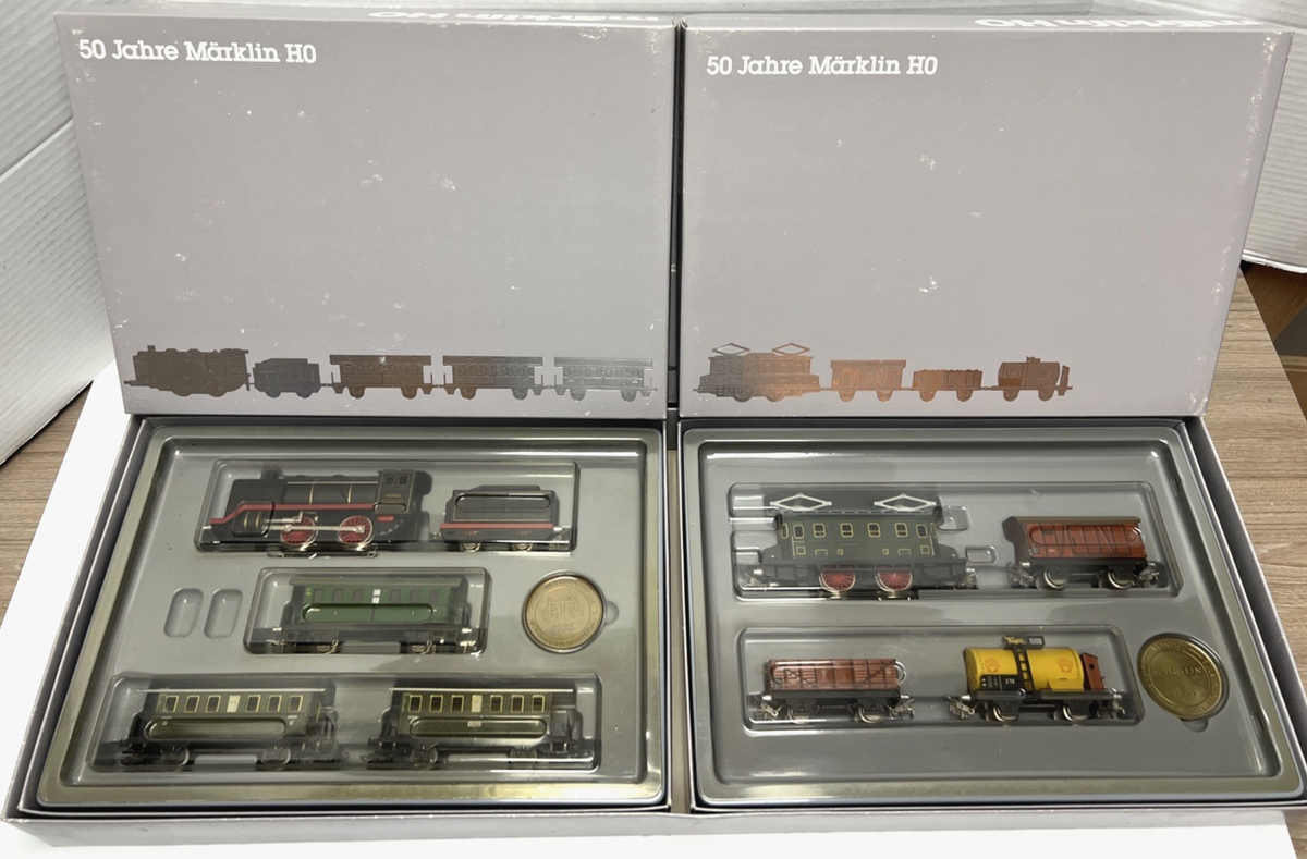 Marklin・メルクリン #0050 50 Jahre Marklin HO 50周年記念SLセット＋α 貨車３輌をサービス（完動・美品！） 0050 Jubiläumspackung 50 Jahre HO