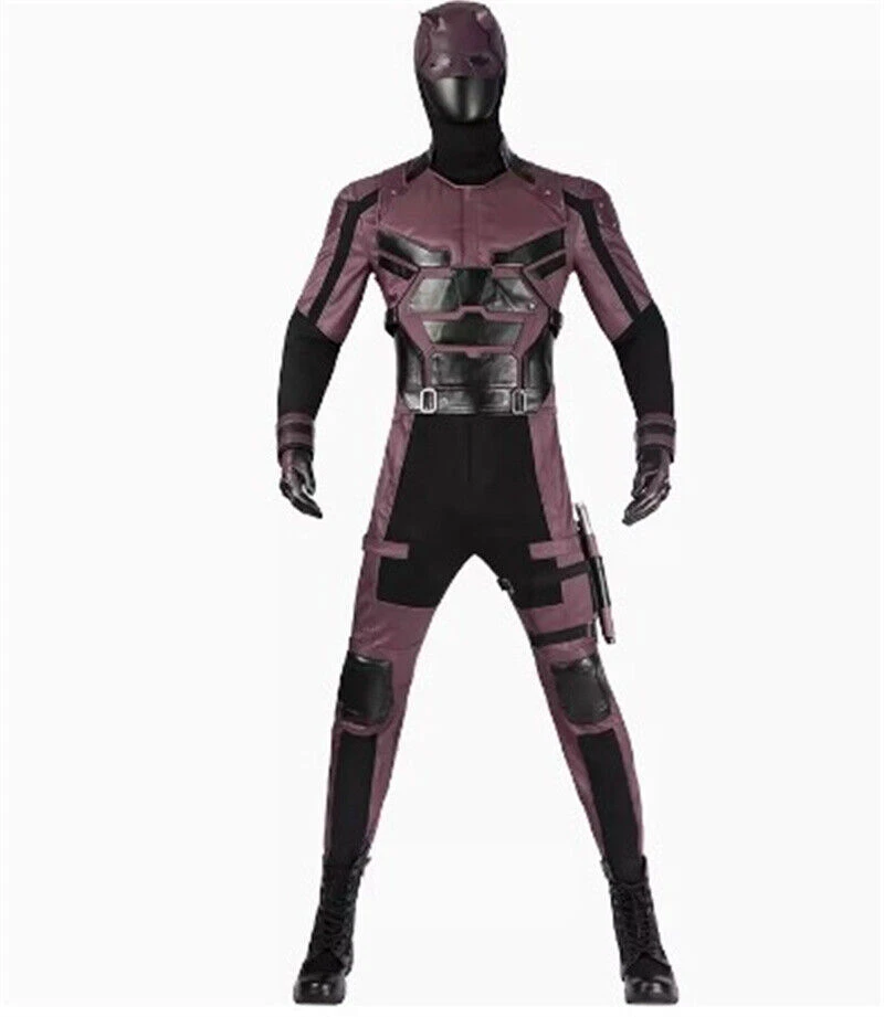 Daredevil:Born Again Daredevil Cosplay Costume Outfit Jumpsuit Suit Halloween - Image 2 of 4