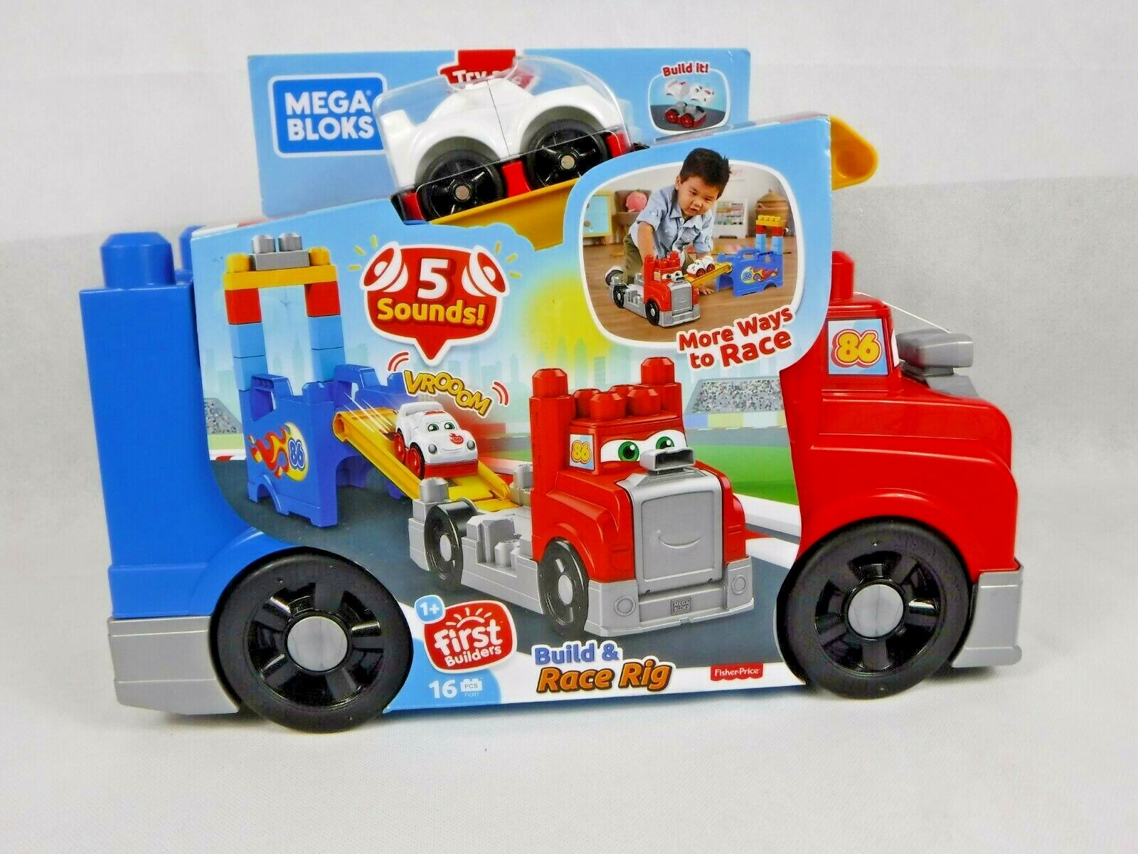 mega bloks build & race rig